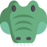 Image of an alligator head icon.