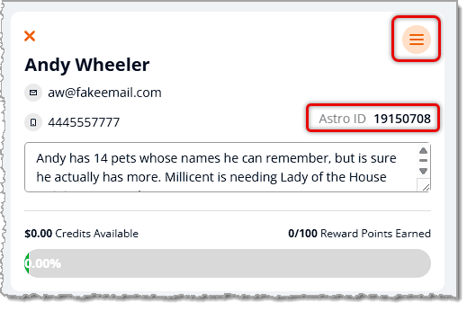 Image showing customer information on the New Sale page in the eTailPet system.