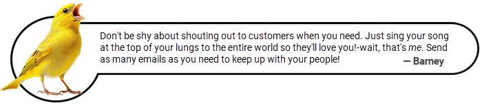 barney - email marketing