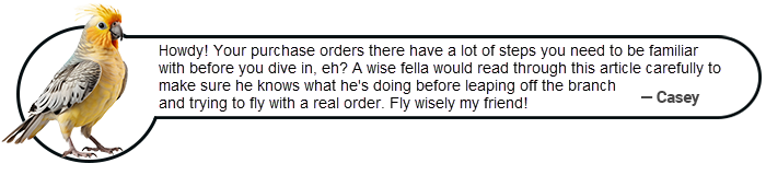 casey - puchase order process