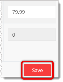 Image highlighting the Save button in the Inventory tab menu.