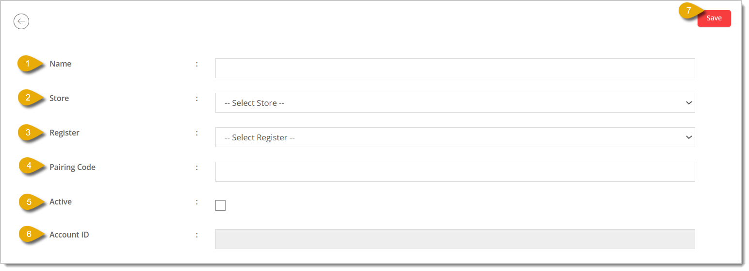 Image of the Add New Card Reader form.