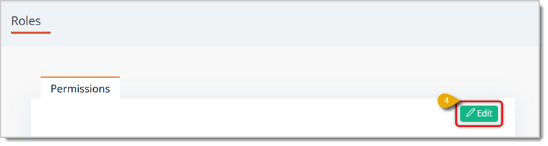 Image highlighting the Edit button in the Roles area.