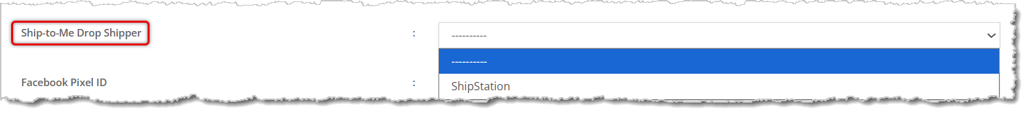 Image highlighting the Ship-to-Me drop shipper selection option.