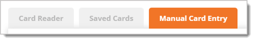 Image of the card processing types in New Sale.
