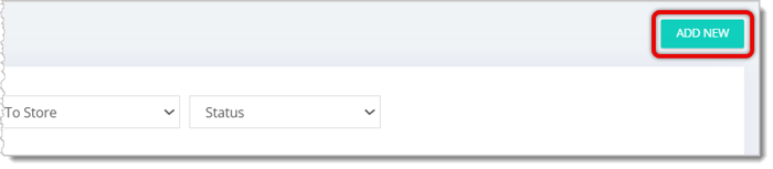 Image highlighting the Add New button in the Transfers area.