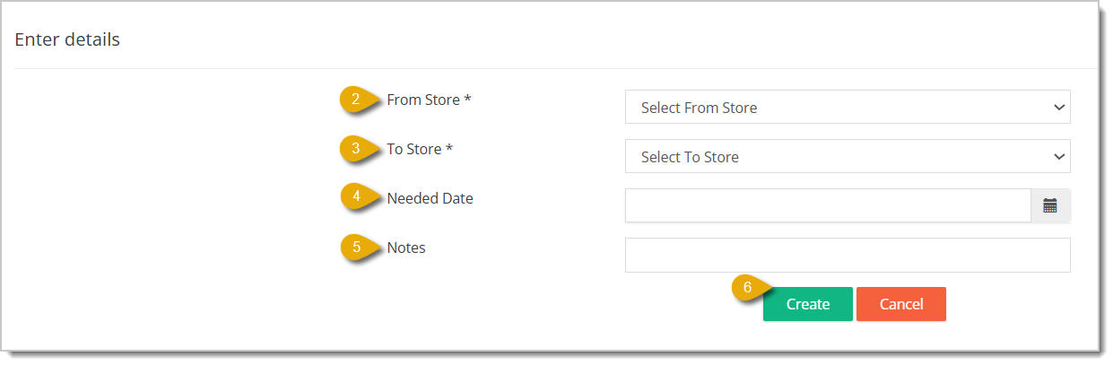Image highlighting the steps to creating a Transfer.