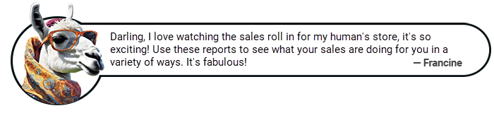 francine - sales reports 1