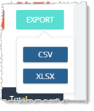 Image showing the Export Customers functions on the Customers page of the eTailPet system.