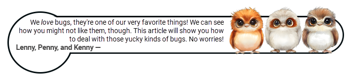 lenny, penny, and kenny - bug fix policy