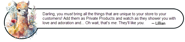 lillian - private products