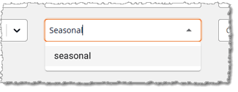 Image showing a Custom Field filter of the My Products page in the eTailPet system.