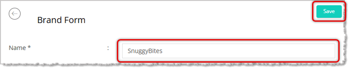Image showing the Brand Form page for adding new Private Brands to the eTailPet system, with key features highlighted.