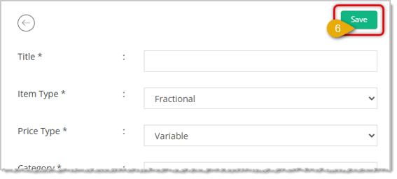 Image showing the Save button on the New Private Product page Product Details tab in the eTailPet system.