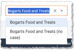 Image showing the standard (case-included) ordering or individual (no case) ordering for a purchase order in the eTailPet system.