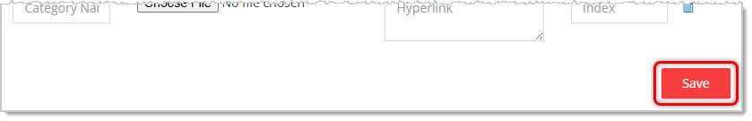 Image of the Save button at the bottom of the Shop Now configuration page of the eTailPet system.